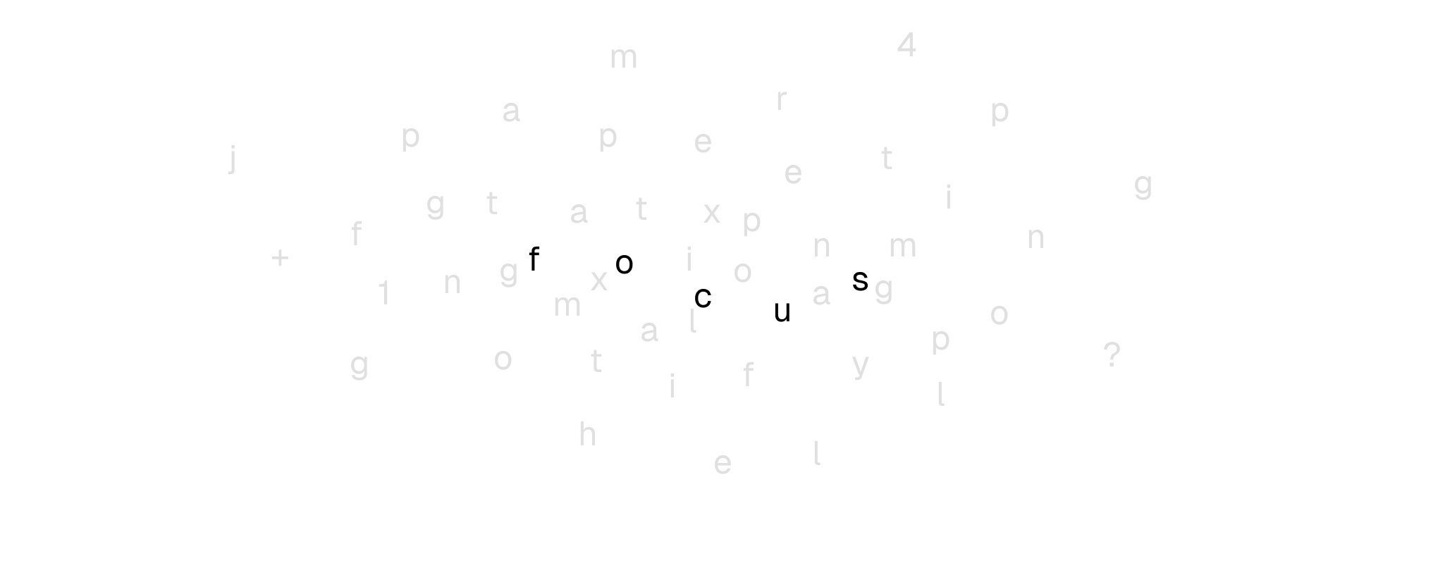 Focus illustration